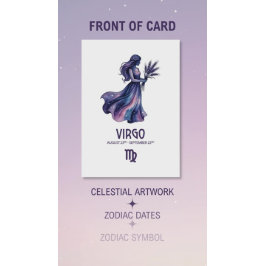 Virgo Birthday Card シーズンカード