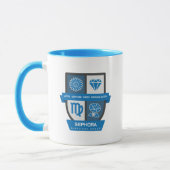Virgo Birthday Crest™ for September 1-22 Mug マグカップ (左)