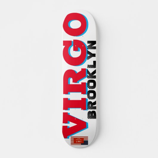 VIRGO BROOKLYN 7 3/4" スケートボードデッキ (正面)