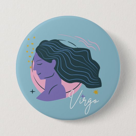 Virgo button badge  缶バッジ (正面)