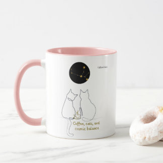 Virgo + Cat + Coffee – Custom Mug マグカップ