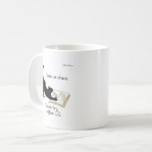 Virgo, Cats & Coffee Magic コーヒーマグカップ (正面左)
