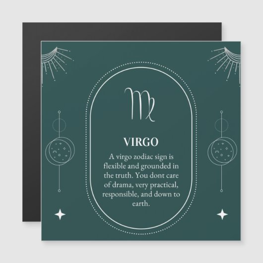 Virgo customize name 12 signs of the Zodiac  (正面/裏面)