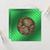 Virgo & Earth Dog カード (正面/裏面インサイチュ)