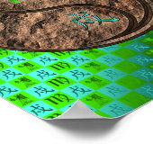 Virgo & Earth Dog ポスター (角)