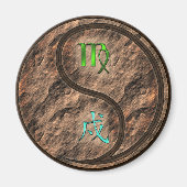 Virgo & Earth Dog マグネット (正面)