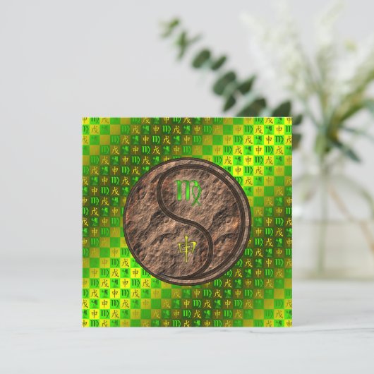 Virgo & Earth Monkey カード (スタンド正面)