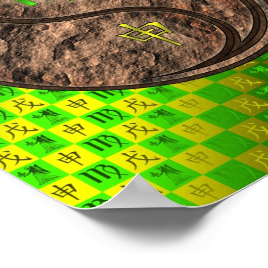 Virgo & Earth Monkey ポスター (角)