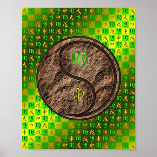 Virgo & Earth Monkey ポスター (正面)