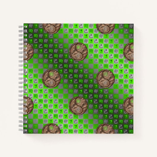 Virgo & Earth Rabbit ノートブック (正面)