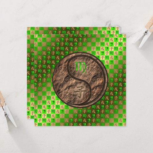 Virgo & Earth Rat カード (正面/裏面インサイチュ)