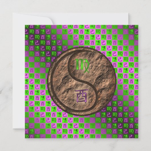 Virgo & Earth Rooster カード (正面)