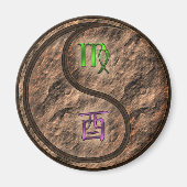 Virgo & Earth Rooster マグネット (正面)