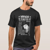 Virgo Facts Serving Per Container Daily Value Virg Tシャツ (正面)