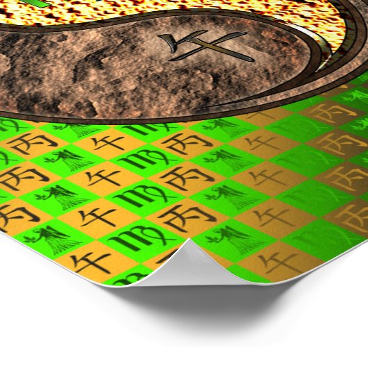 Virgo & Fire Horse ポスター (角)