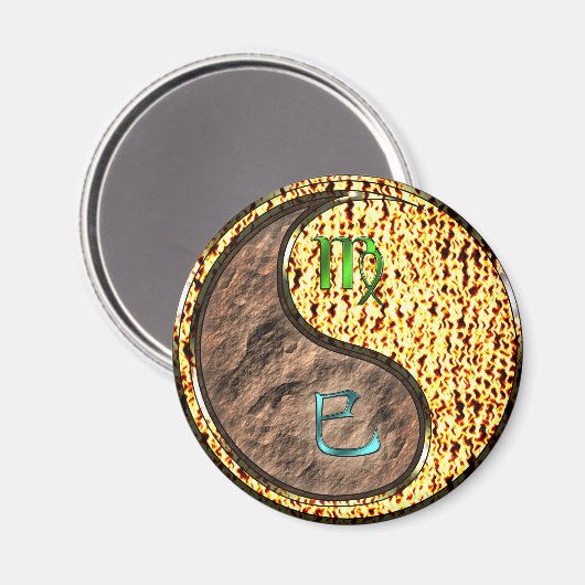 Virgo & Fire Snake マグネット (正面/裏面)