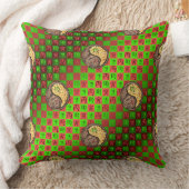 Virgo Fire Tiger Throw Pillow クッション (ブランケット)