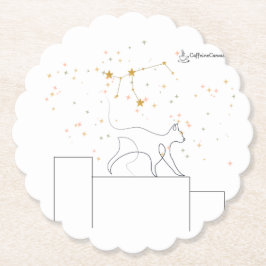 Virgo Inspiration Cat Coaster ペーパーコースター
