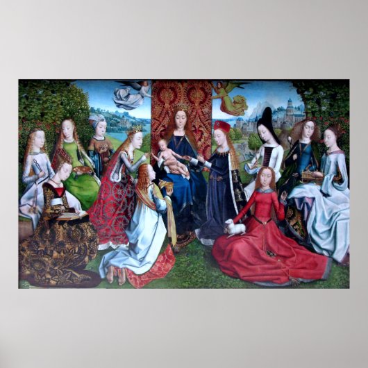 Virgo inter Virgines (M 070) Borderless ポスター (正面)