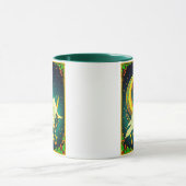 Virgo Maiden Sitting on Crescent Moon マグカップ (中央)