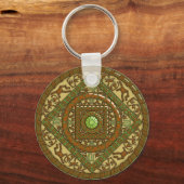 Virgo Mandala Keychain キーホルダー (正面)