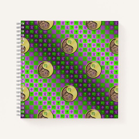 Virgo & Metal Boar ノートブック (正面)