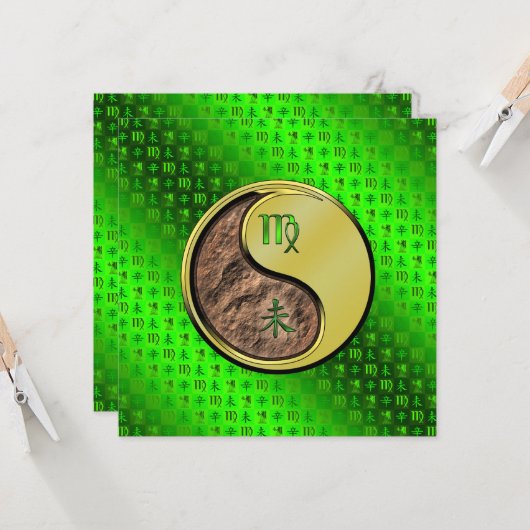 Virgo & Metal Goat カード (正面/裏面インサイチュ)