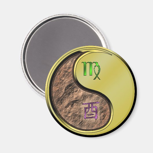 Virgo & Metal Rooster マグネット (正面/裏面)