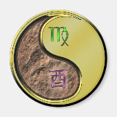 Virgo & Metal Rooster マグネット (正面)