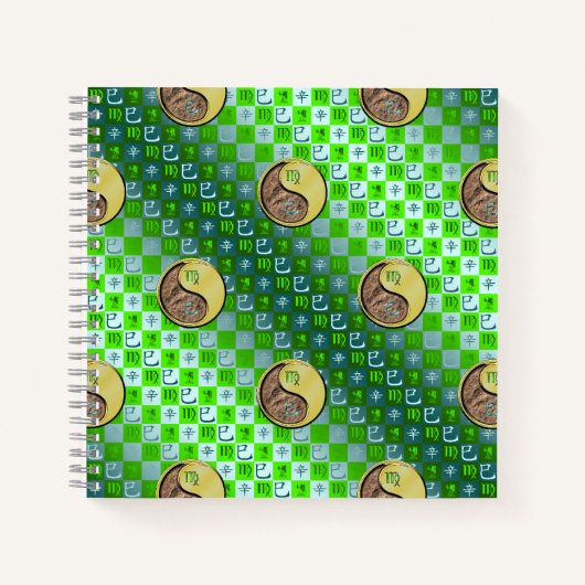 Virgo & Metal Snake ノートブック (正面)