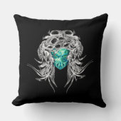 Virgo – Minimalist Zodiac Decorative Pillow クッション (正面)