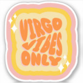 Virgo Power | ソフトガール | 占星術スタイル シール (正面)