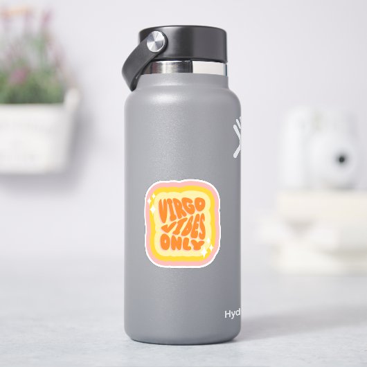 Virgo Power | ソフトガール | 占星術スタイル シール (HydroFlask)