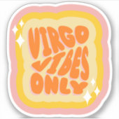 Virgo Power | Soft Girl | Aesthetic Horoscope  シール (正面)