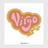 Virgo Power | Soft Girl | Aesthetic Horoscope Top シール (シート)