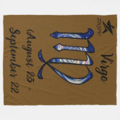 Virgo Throw Blanket フリースブランケット (正面(横))