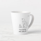 Virgo Vibes Mug カフェラテマグ (右アングル)