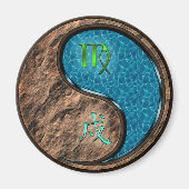 Virgo & Water Dog マグネット (正面)