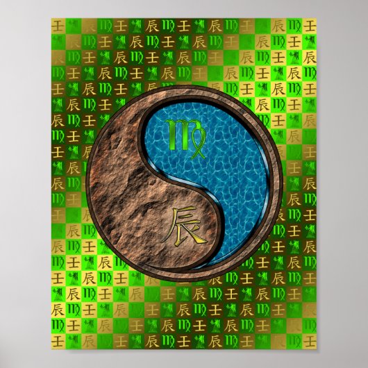 Virgo & Water Dragon ポスター (正面)