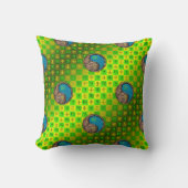 Virgo & Water Monkey クッション (正面)