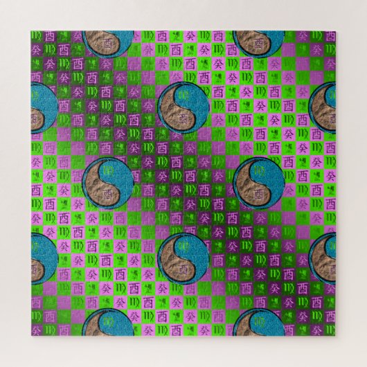 Virgo & Water Rooster ジグソーパズル (縦)