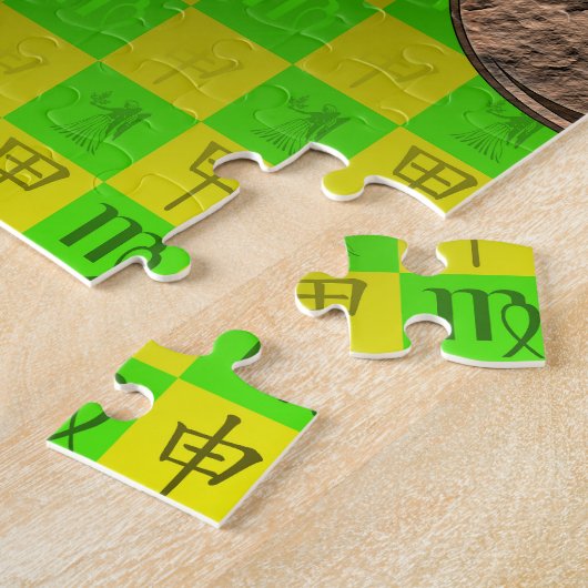 Virgo & Wood Monkey ジグソーパズル (側面)