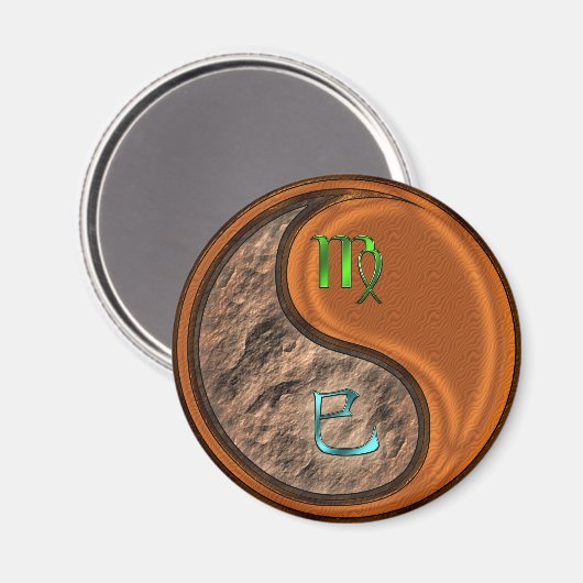 Virgo & Wood Snake マグネット (正面/裏面)