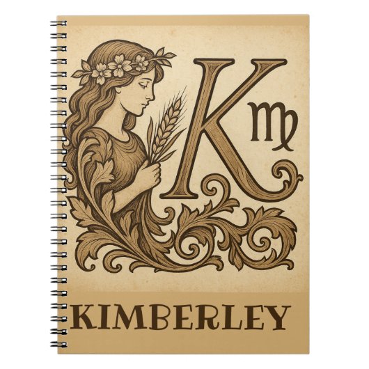 virgo Zodiac bag (K) ノートブック (正面)