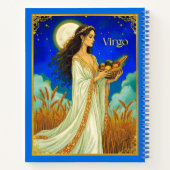 Virgo Zodiac Beauty Under a Night Sky Journal ノートブック (裏面)
