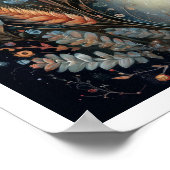 Virgo Zodiac Birth Sign Astrology Celestial ポスター (角)
