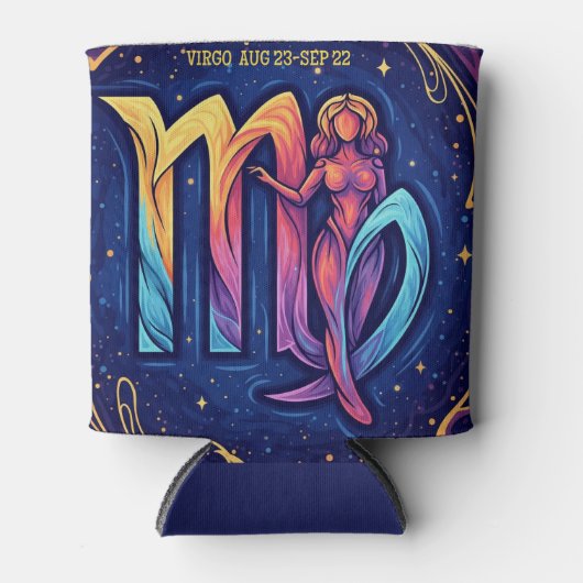 Virgo Zodiac Can Cooler 缶クーラー (正面)