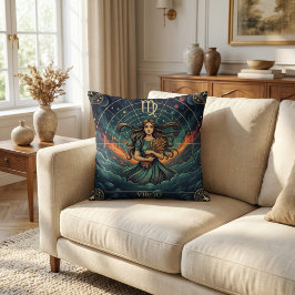 Virgo Zodiac Celestial クッション