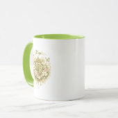Virgo Zodiac Floral Heart Mug – Elegant Astrology  マグカップ (正面左)