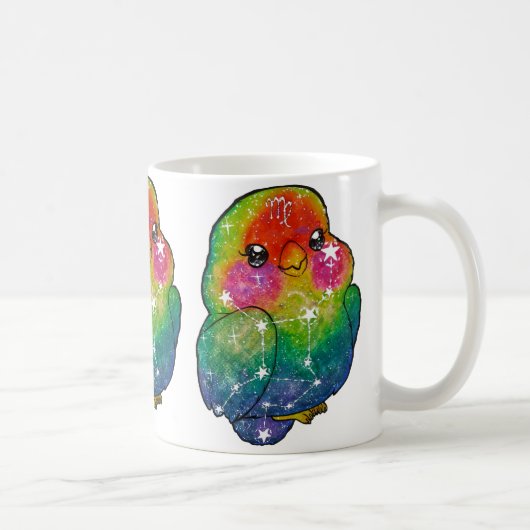 Virgo Zodiac Sign コーヒーマグカップ (右)